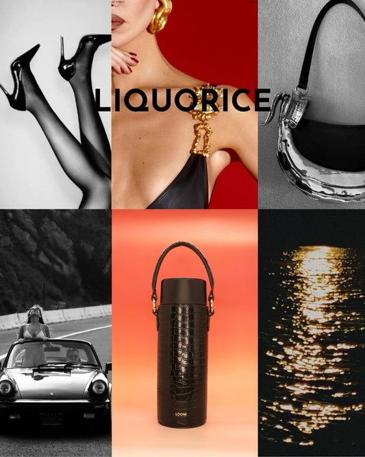 Loomi ceramic water bottle with crossbody strap perfect for travel hydration