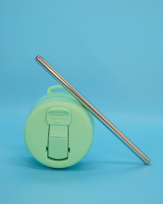 FLIP STRAW LID - GREEN