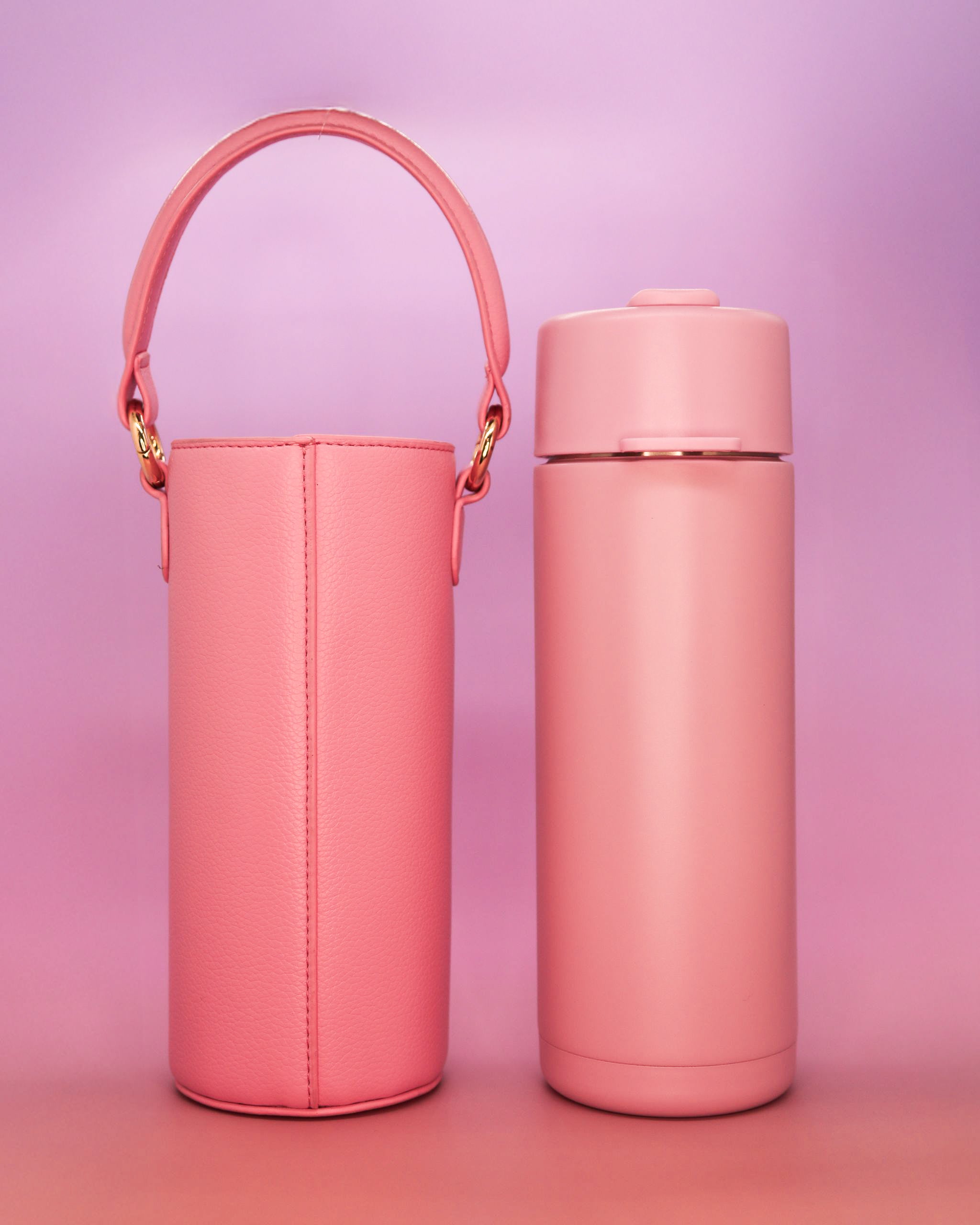 Fashionable Pink Water Bottle – Floss Bundle | Loomi – Loomi Official