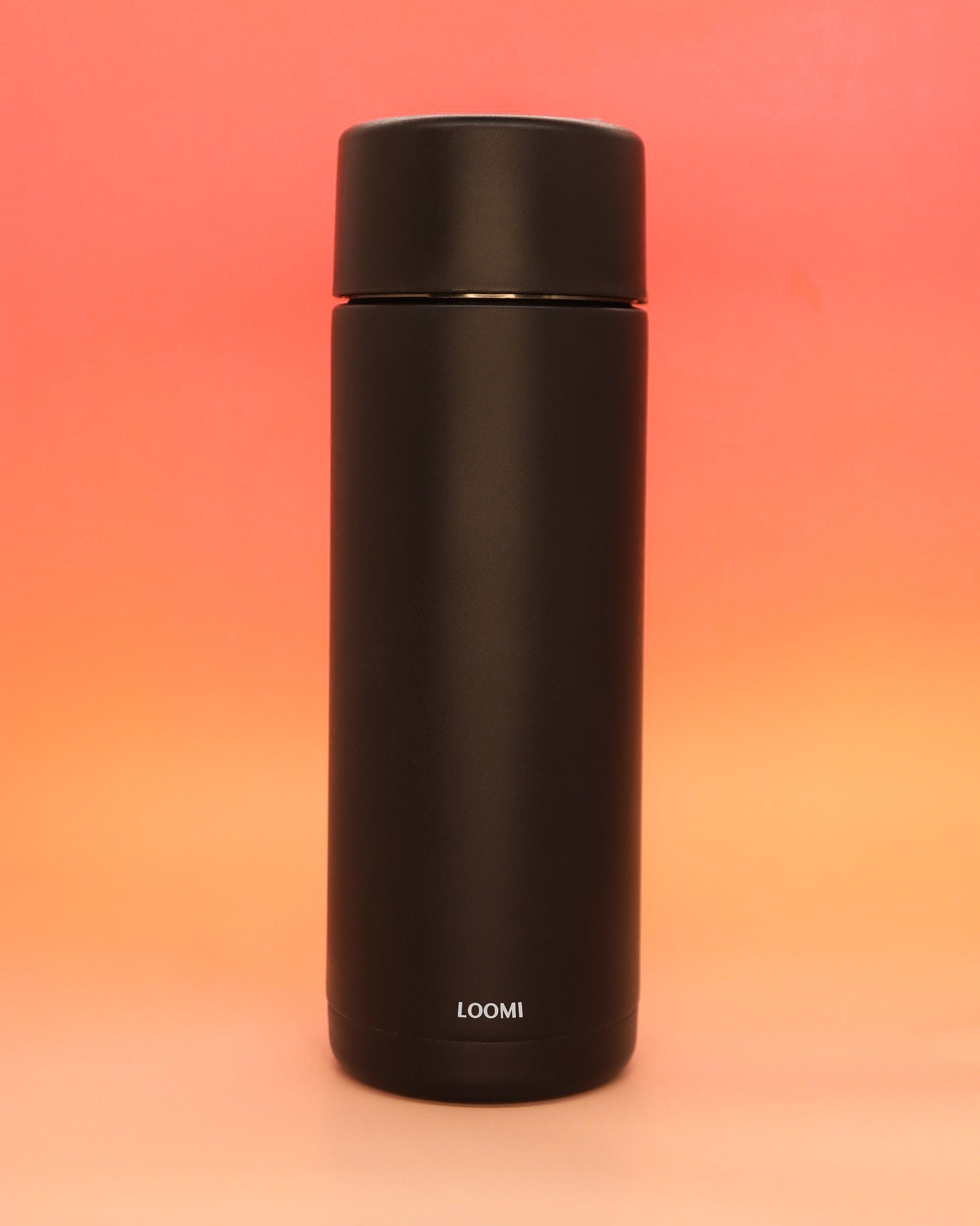 Black Water Bottle 20 oz Ceramic Lined