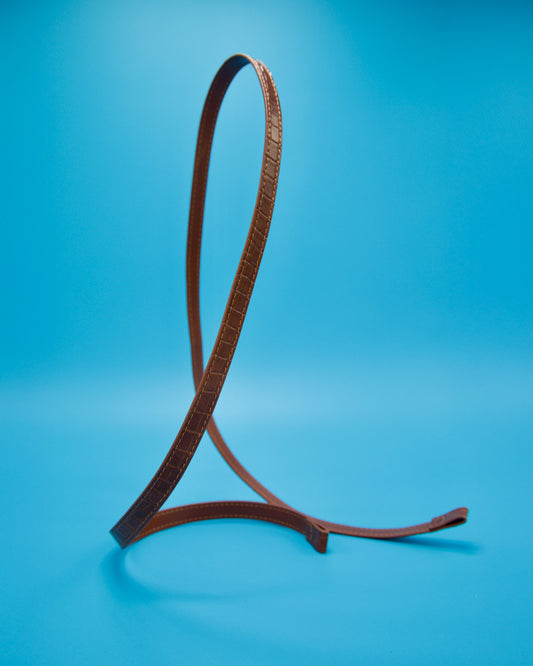 CROSSBODY STRAP - ESPRESSO